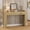 Natural Oak, variant on Aufeile 47" Arched Entryway Console Table, Farmhouse Sofa Table Behind the Couch, Wooden Narrow Entry Table for Living Room, Entrance, Hallway, Foyer, Walnut