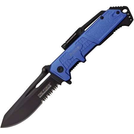 Heavy Duty Tactical Spring Assisted M Tech Extreme Knife with G10 Handle/partial Serrated 4.5