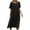 Black, variant on Bigersell Tshirt Dress for Women 2024 Summer Female Crew Neck Short Sleeve Midi T-Shirt Dress Style D-121 Short Sleeve Dress Ladies Plus Size Summer Dresses , Black XXL