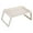 Beige, variant on Suodoka Portable Fold‑Up Bed Desk – 16.1”×24” Beige Table with Phone Groove, Ideal for Home, Office, Camping & Dining