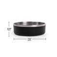 thumbnail image 5 of One Paw, Small Double Stainless Steel Dog Bowl, 1.3L (44 oz), 5 of 5