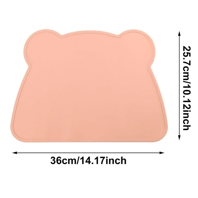 Silicone Cat Food Mat – Non Slip Pet Food Mat With Raised Edges Dog Mat For Floor Easy To Clean Food Tablet Pillow