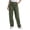 Green, variant on Soulsfeng Women's Baggy Cargo Pants Relaxed Fit Casual Cotton Pants with 6 Pockets Black Size 10