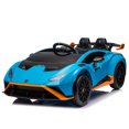 thumbnail image 2 of Ambifirner Ride On Car, 12V Electric Vehicle w/Remote Control,3 Speeds, LED Lights, Horn, Music, MP3, USB, Spring Suspension, 4 Wheeler for Boy Girl Gift, Electric Car for Kids, 2 of 7