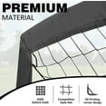 thumbnail image 6 of BOHEN 6x4FT Portable Soccer Goal for Kids Backyard Youth Soccer Goal with Net Ground Stakes with Carry Bag, 6 of 9