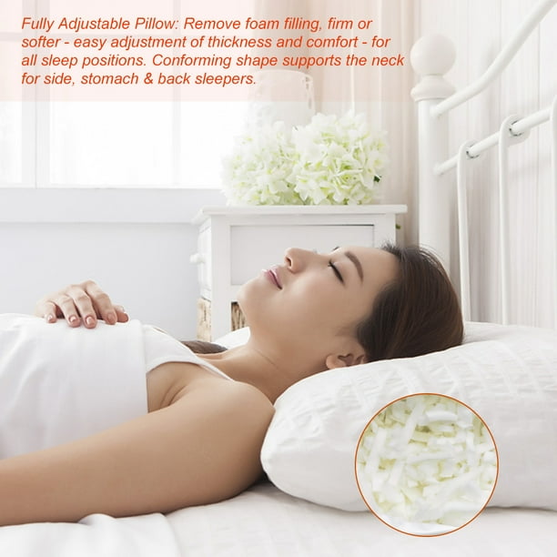 Cut memory hotsell foam pillow