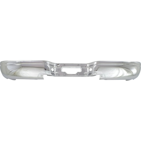Step Bumper Compatible with FORD F-150/F-250 LIGHT DUTY 1997-2003 / F-150 HERITAGE 2004/F-SERIES SUPER DUTY 1999-2007 Chrome Fleetside Regular Cab/SuperCab