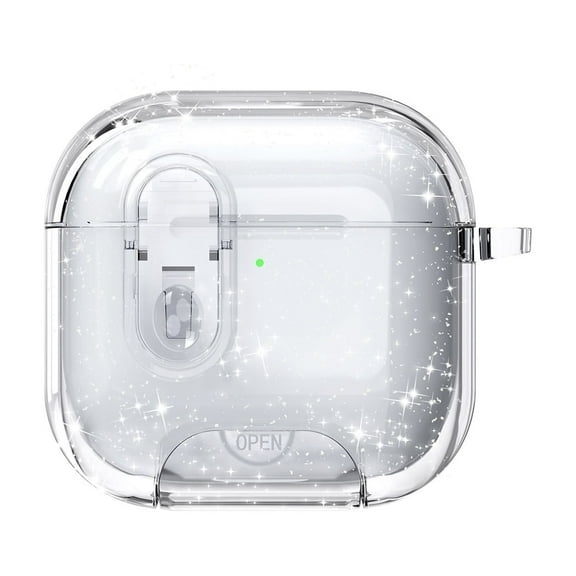 Allytechgroup for AirPods 4 Case, Compatible with AirPods 4th Generation Case (2024) (USB-C), Compatible with MagSafe, Drop Protection Cover with keychain Anti-Yellowing for Women Men, A