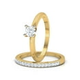thumbnail image 5 of 2.34 Ct Excellent Cut Round Diamond Wedding Ring Sets for Women Solid 14K Yellow Gold, 5 of 9