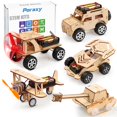 thumbnail image 1 of Kits STEM para proyectos de construcción científica 5 en 1 de Poraxy para niños de 8 a 10 años, 1 of 7