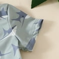 thumbnail image 4 of Odeerbi 3M-3Y Traje de Baño de Una Pieza Para Niños Playa de Verano Surf Hawaiano Traje de Baño Con Estampado de Manga Corta Media Cremallera Traje de Baño, 4 of 8
