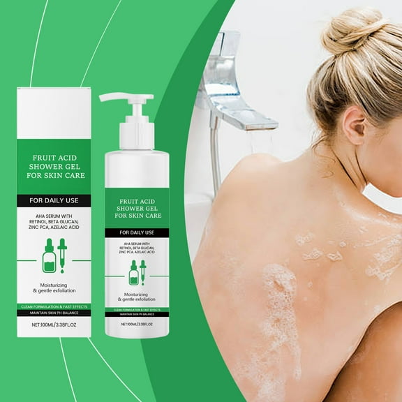 HYLLai Natural Extract Shower Gel, Hyaluronic Acid & Chamomile, Sulfate-Free & pH-Balanced for Sensitive Skin, 100ml