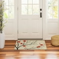 thumbnail image 3 of Yayeee Doormat for Indoor Entrance 32" x 20" Non Slippery Floor Rug, Red Floral Pattern, 3 of 8