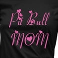thumbnail image 2 of Pit Bull Mom Women's Slim Fit T-Shirt Black (Medium), 2 of 4