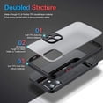 thumbnail image 5 of Funda de armadura mate para iPhone 15 14 13 12 11 Pro Max Mini, funda de teléfono transparente para iPhone 15 14 8 7 6 Plus XR X XS Max Coque, 5 of 5