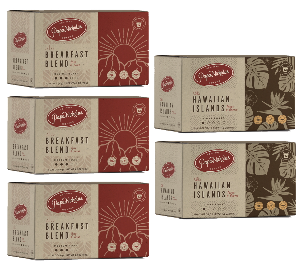 PapaNicholas Coffee Single Serve Coffee 
