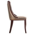 thumbnail image 4 of Ceets Empress Leatherette Dining Chairs (Set of 2) Bronze Upholstered, Leather, 4 of 5