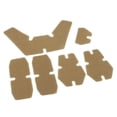 thumbnail image 1 of De Engomada Del Gancho Y Del Lazo Táctico Del Casco 5pcs Fijado Para WST-AF - Barro, se describe, 1 of 7