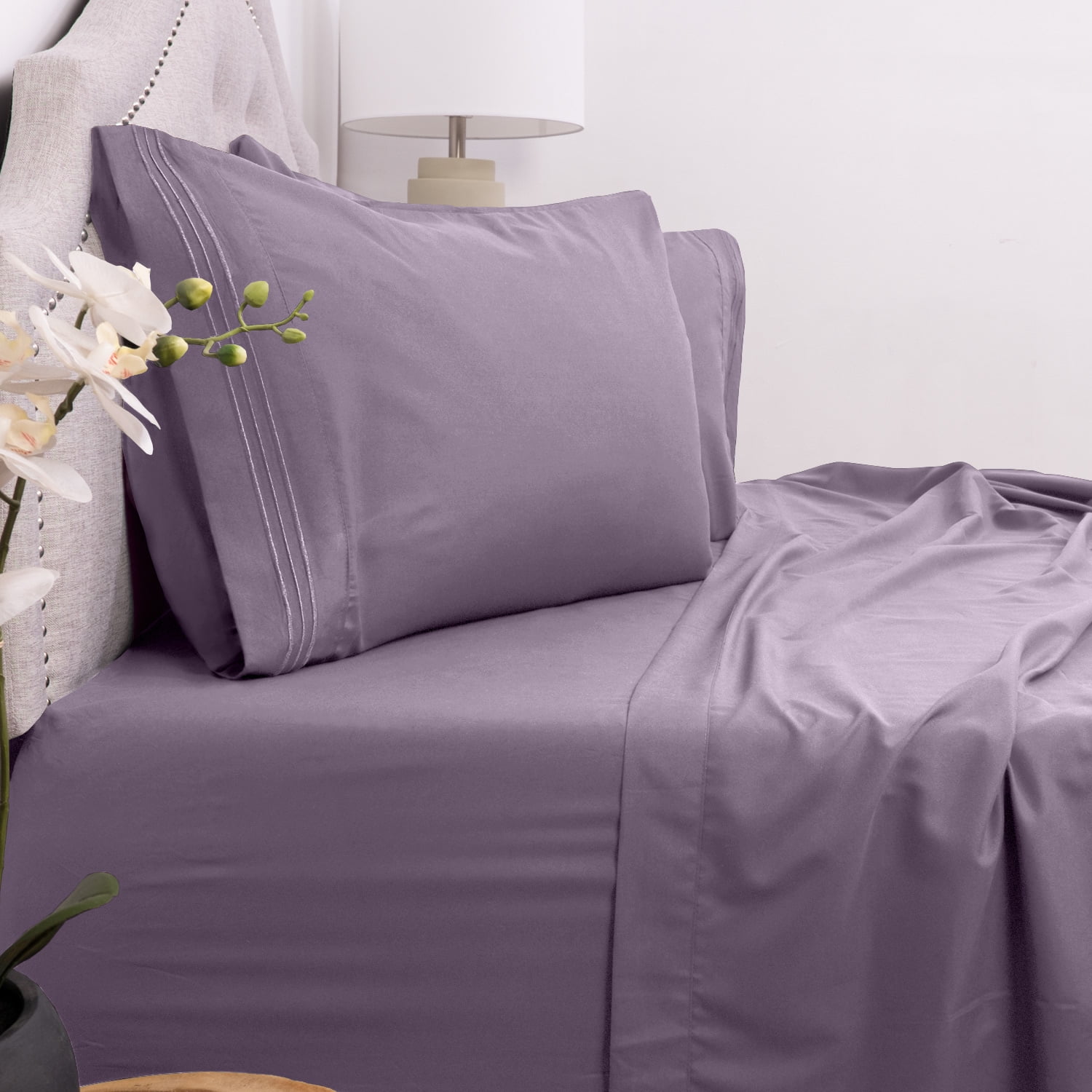 1800 Count Deep Pocket Microfiber 3 Piece Sheet Set Twin Twin Xl Asst