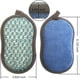 thumbnail image 3 of Esponjas multiusos para fregar cocina, esponja de microfibra de doble cara y doble efecto, paquete de 6 (azul), 3 of 5