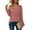 Square Neck - Pink, variant on Gustave Puff Long Sleeve Shirts for Women Fall Square Neck Tops Blouse Dressy Casual Loose Pullover Solid Basic T-Shirts - Black, S