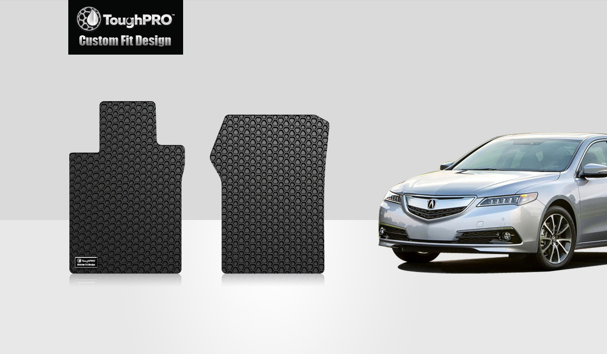 ToughPRO Two Front Mats Compatible with ACURA TLX All Weather Heavy