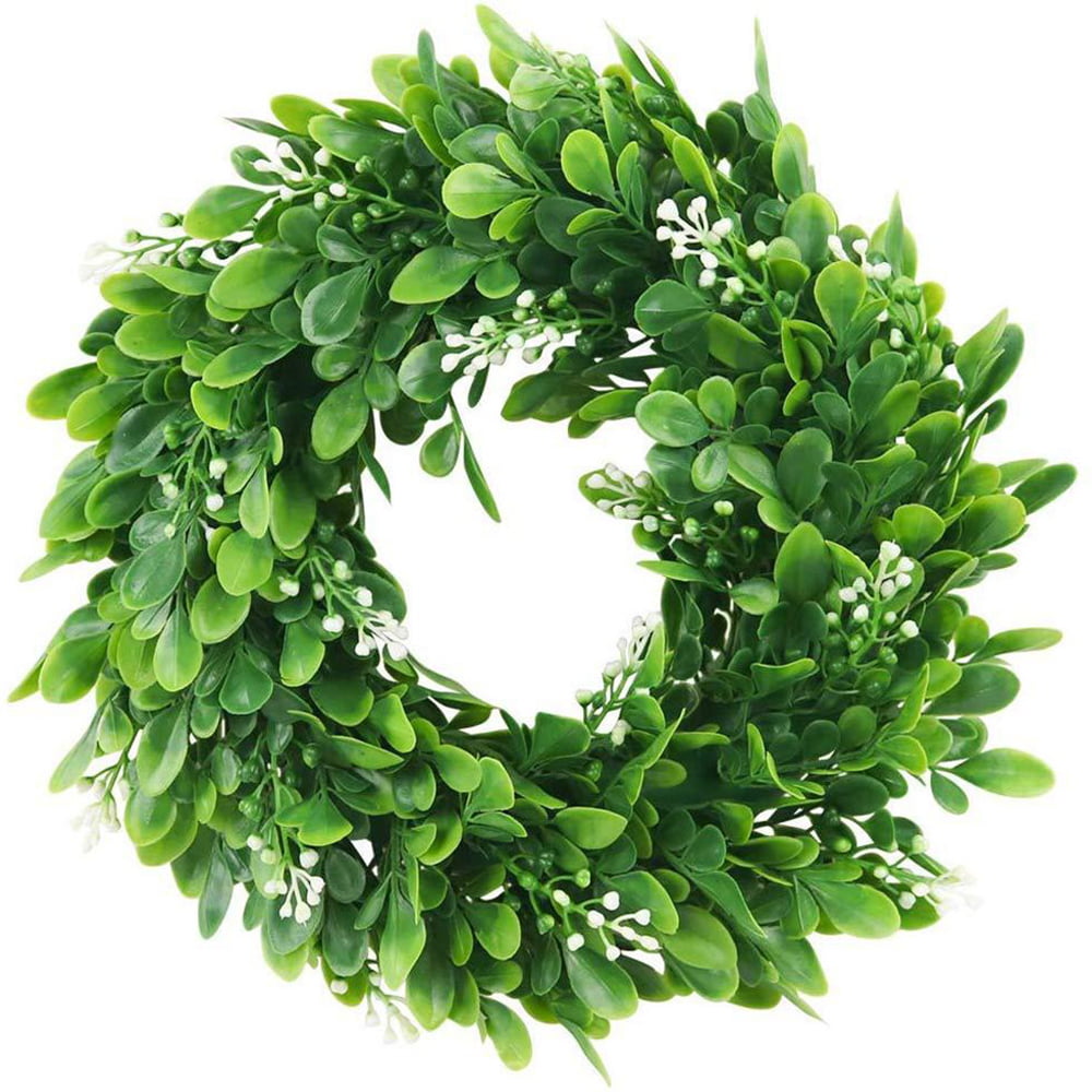 Garland wreath home decor green leaves 6 ft artificial greenery 72" faux locust 