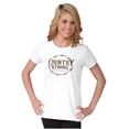 thumbnail image 4 of Country Strong Logo Western Cowboy Womens Slim Fit Graphic Tee Brisco Brands X, 4 of 5