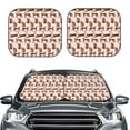 thumbnail image 2 of Yiaed Leopard Print Print Car Front Windshield Sun Shade,Foldable Anti-UV Car Sunshade for Front Window for Most Vehicles-Medium, 2 of 5