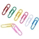 thumbnail image 1 of Mini soporte para clips de papel de colores surtidos, clips de papel recubiertos de color para archivos, papeles, suministros de oficina (paquete de 100) 1 pulgada Namotu WRST-290, 1 of 7