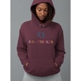 thumbnail image 2 of Big Thinker Plant Garland Hoodie Women -Image by Shutterstock, Female Large, 2 of 4