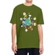 thumbnail image 1 of Camiseta de Peanuts, Charlie Brown y Snoopy, camisetas de dibujos animados de la playa, camisetas de la Tierra, camiseta de algodón puro para hombres, camisetas de manga corta, 1 of 5