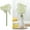 White, variant on EZPXFCI Artificial Calla Flowers with Lifelike Soft Fabric Petals Elegant Decor for Home Kitchen Countertops,Wedding Table Centerpieces,Living Room Vases