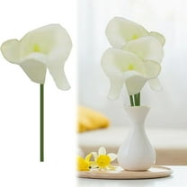 Kingtowag Calla Lily Artificial Flowers (Faux Flower Stem, Wedding Table Decor), No Watering Needed, Uv-Resistant For Long-Lasting Beauty, Ideal For Wedding Centerpieces And Home Decor, Clearance!