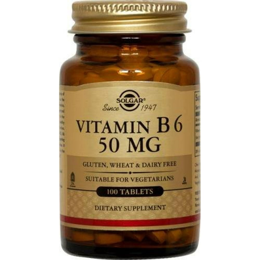 Solgar Vitamin B6 50 mg 100 Tablets