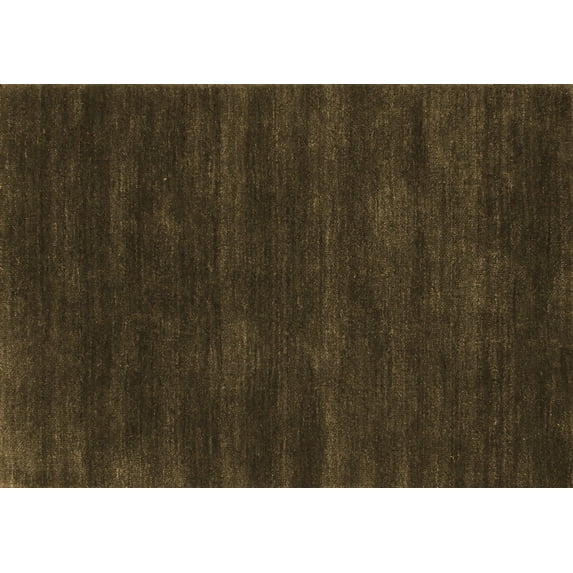 Ahgly Company Indoor Rectangle Abstract Brown Contemporary Area Rugs, 3' x 5'