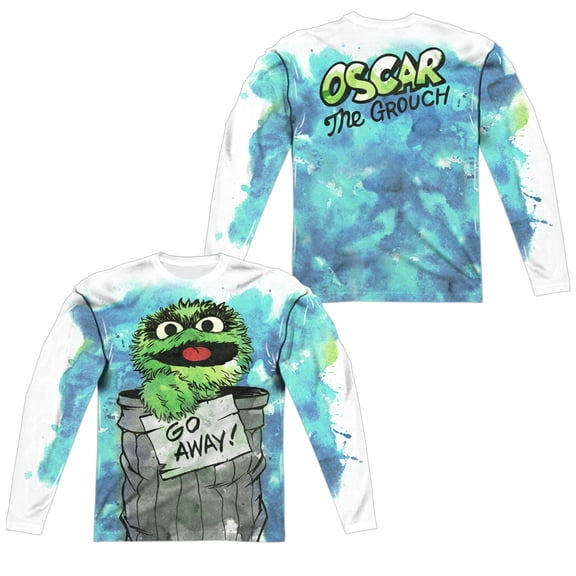 Sesame Street - Can It (Front/Back Print) - Regular Fit Long Sleeve Shirt - X-Large