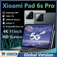 thumbnail image 2 of Tableta Pad 6S Pro Android 14 de 11 pulgadas, versión global original, 4K, 16 GB + 1 T, 20000 mAh, GPS, 5G, doble SIM, Bluetooth, WiFi, 2024, 2 of 5