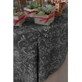 thumbnail image 6 of Tablevogue 60-Inch Black Bali Print Round Table Cover, 6 of 8
