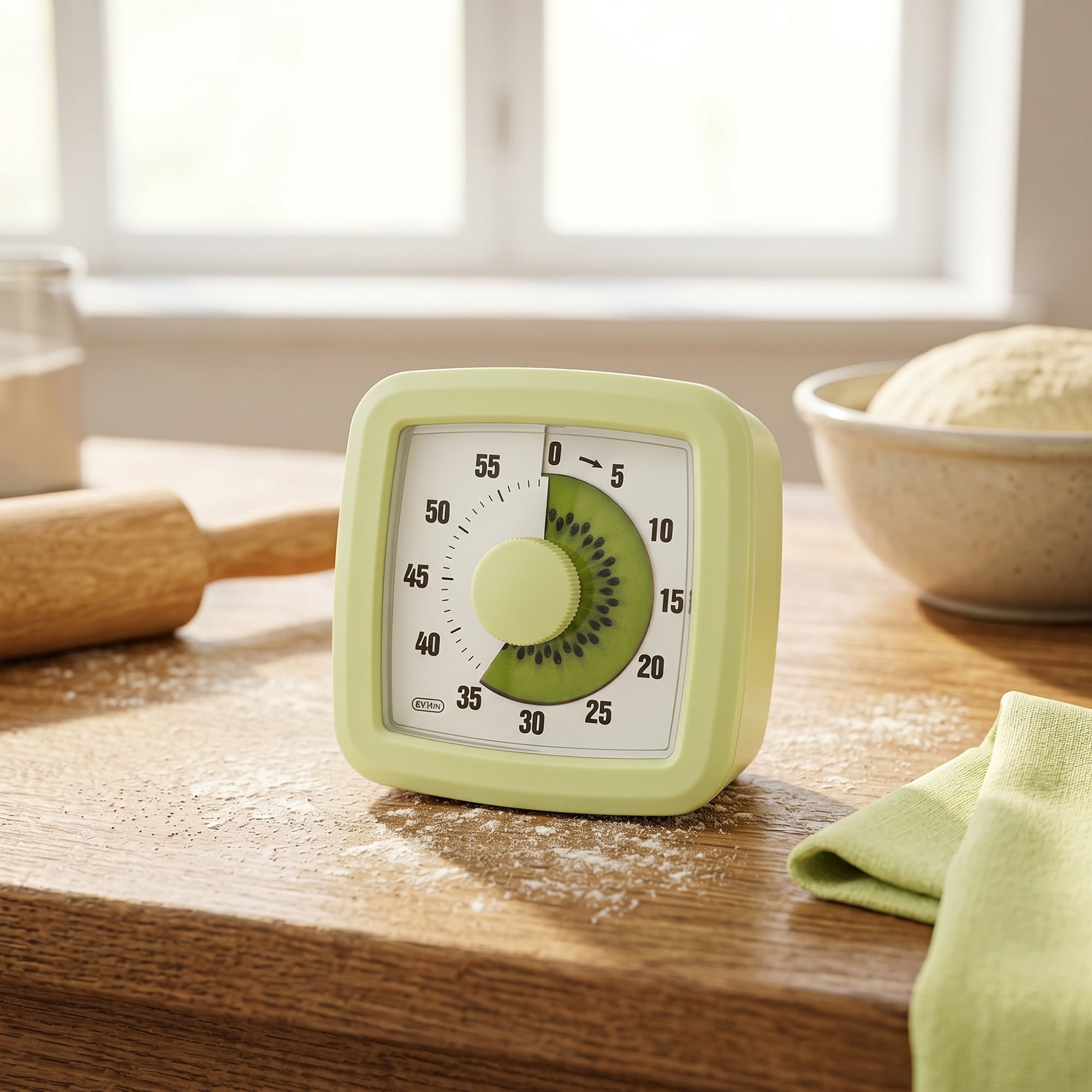 Unique Bargains 60 Minute Digital Visual Timer with Loud Alarm for Studying Green A