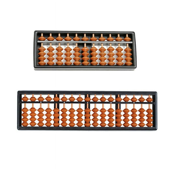 Plastic Abacus Arithmetic Abacus Kids Calculation Tool 17 Digits & Abacus Toy 11 Digits Kid School Learning Math