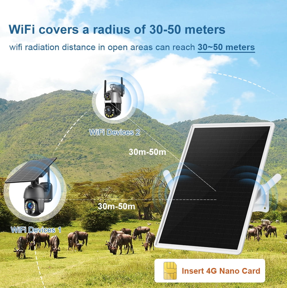 DIDSeth 4G Solar Router with Solar Panel 15W 25000mAh Battery Signal Booster IP66 Wireless 4G WiFi Amplifier Range Extender 5V