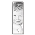 thumbnail image 2 of ArtToFrames 16" x 50" Black Square with Gold Beads Picture Frame, 16x50 inch Black Wood Poster Frame (WOM-5021), Pack, 2 of 7