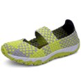 thumbnail image 3 of XIHAHA-zapatos planos ligeros para mujer, zapatillas informales tejidas con correa elástica, cómodos, 2023, 3 of 5
