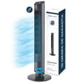 thumbnail image 1 of Ventilador de torre Beckon TURBO POWER de 102 cm de alto 3 velocidades +control remoto +oscilación temporizador modos de uso con display LED, 1 of 8