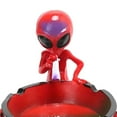 thumbnail image 2 of KGOTA Alien Smoking Ashtray Outdoor Ash Tray Cool Ashtrays For Cigarettes (Red), 2 of 9