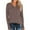 A01 Brown, variant on LSOLMD Womens Henley Tops Long Sleeve Cotton Shirts Thermal Pullover Casual Loose Henley Neck Tunics