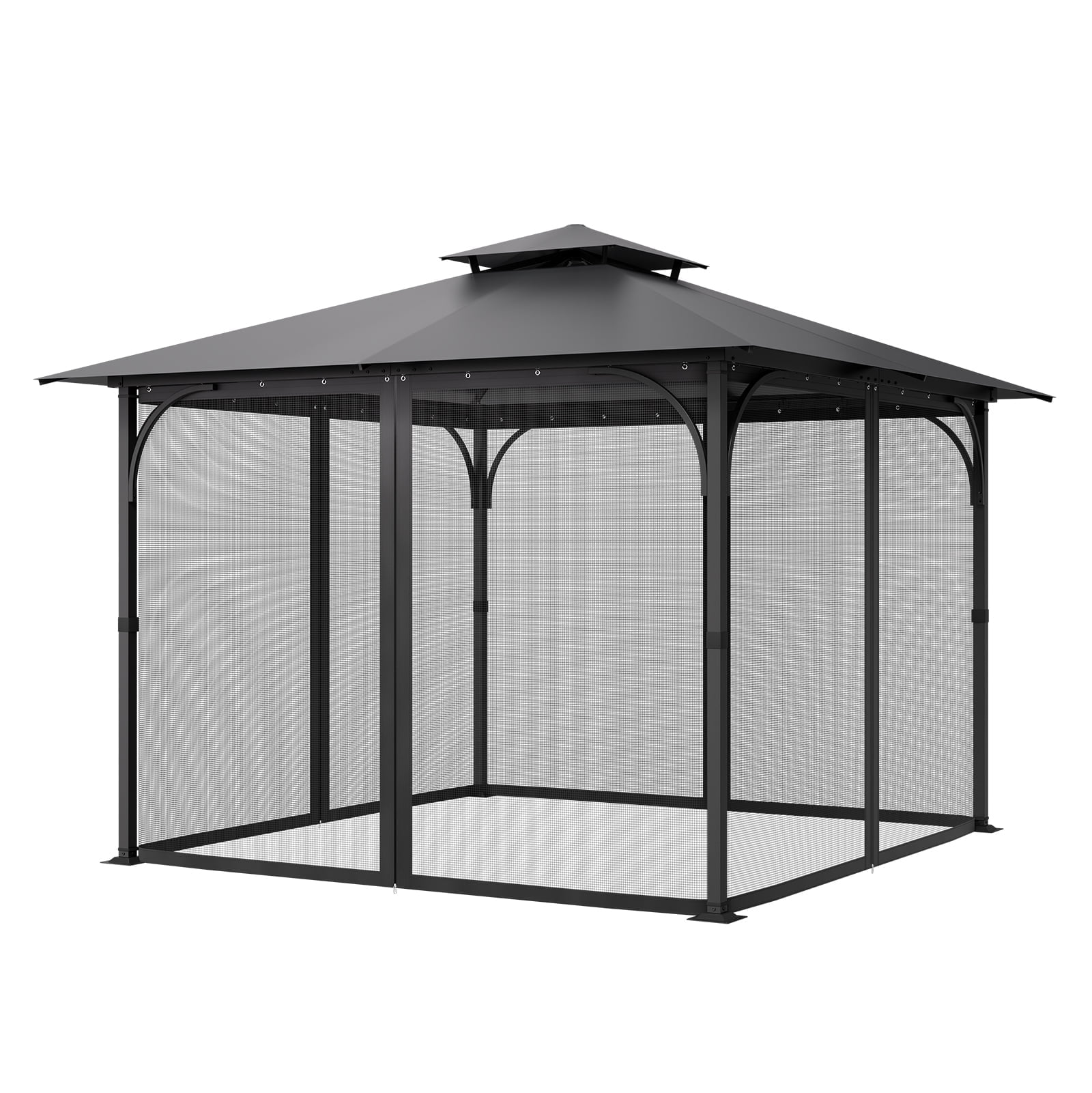 KFFKFF Gazebo Netting Replacement, Compatible with Most 10 x 10 x