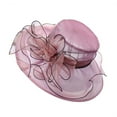 thumbnail image 2 of Dengjunhu Women Large Flower Tea Party Fascinator Hat Church Cocktail Easter British Organza Dress Hat Cap Headpieces, 2 of 3