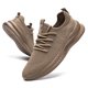 thumbnail image 1 of Zapatillas de tenis sin cordones XKOWUO para mujer, color marrón, 1 of 6
